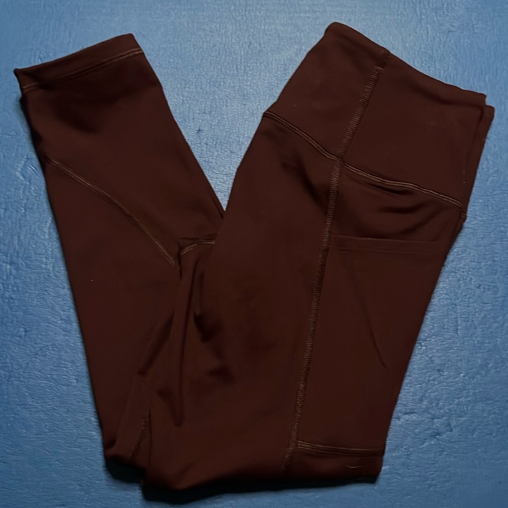 Victoria Secret Knockout Capri - XS maroon/burgundy